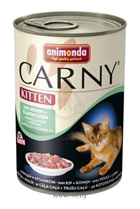 Фотографии Animonda Carny Kitten для котят с курицей и кроликом (0.4 кг) 1 шт.