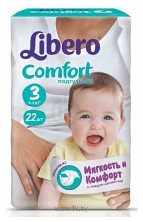 Фотографии Libero Comfort 3 Midi 4-9 кг 22 шт