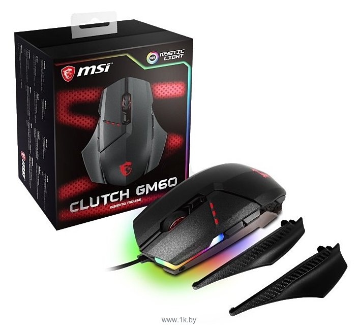 Фотографии MSI Clutch GM60 GAMING Mouse, black,RGB, USB