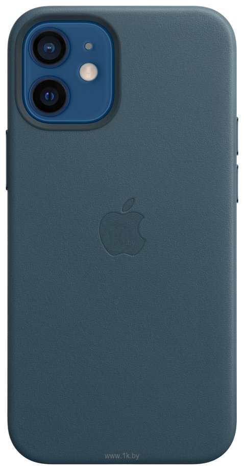 Фотографии Apple MagSafe Leather Case для iPhone 12 mini (балтийский синий)