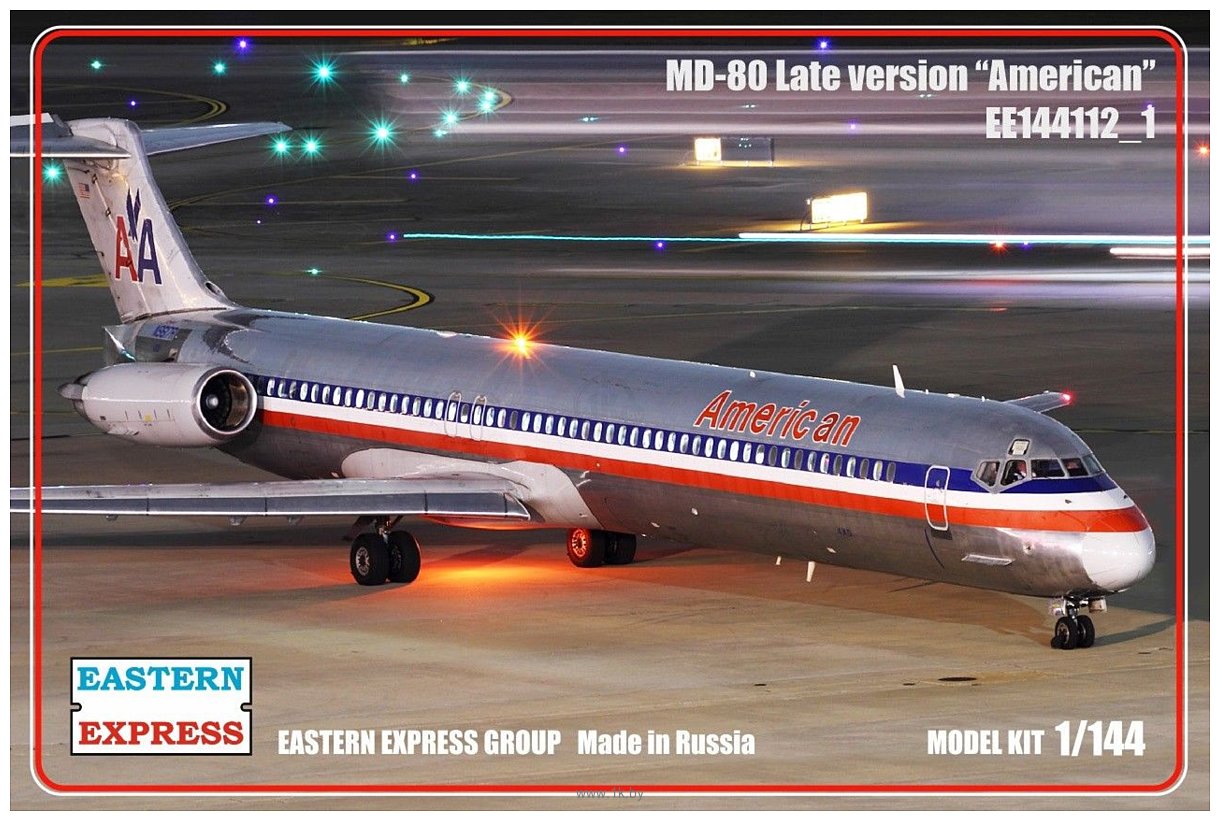Фотографии Eastern Express Авиалайнер MD-80 поздний American EE144112-1