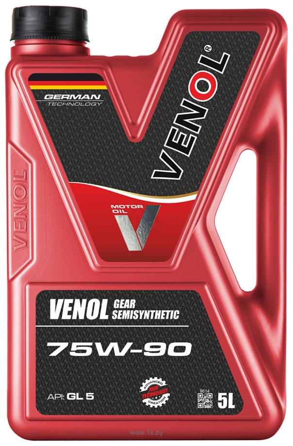 Фотографии Venol Gear Semisynthetic GL-5 75W-90 5л