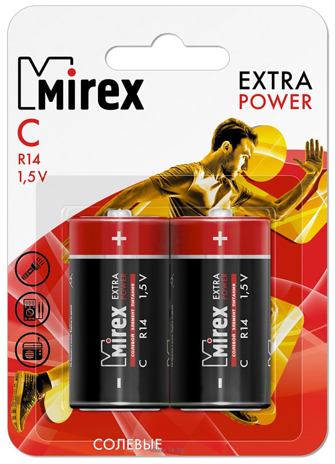 Фотографии Mirex Extra Power C ER14 2 шт. (23702-ER14-E2)