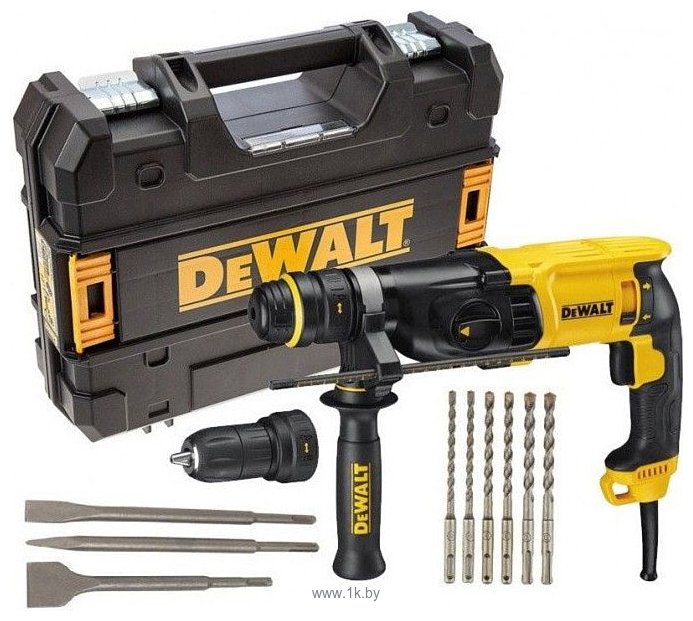 Фотографии DeWalt D25134KP (кейс, набор оснастки)