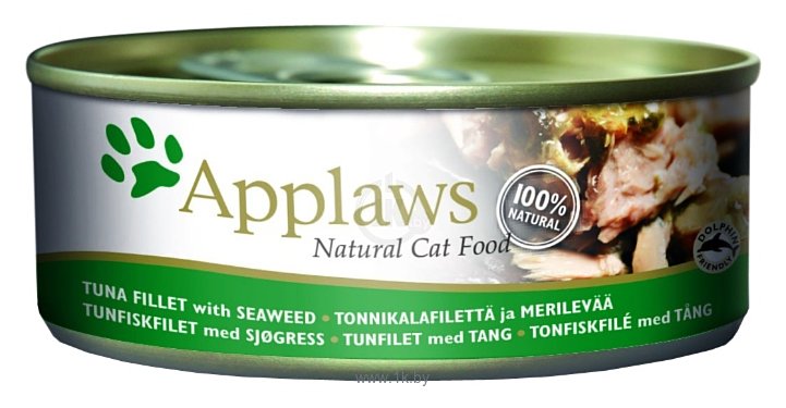 Фотографии Applaws Cat Tuna Fillet with Seaweed canned (0.07 кг) 24 шт.