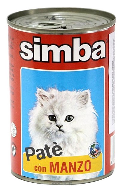 Фотографии Simba Паштет для кошек Говядина (0.4 кг) 3 шт.