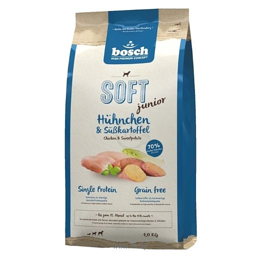 Фотографии Bosch (1 кг) Soft Junior Chicken & Sweetpotato