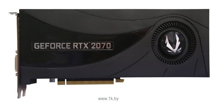 Фотографии ZOTAC GeForce RTX 2070 1620MHz PCI-E 3.0 8192MB 14000MHz 256 bit DVI HDMI HDCP Blower