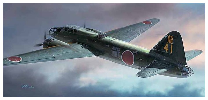 Фотографии Hasegawa Бомбардировщик Mitsubishi G4M2 Bomber Betty