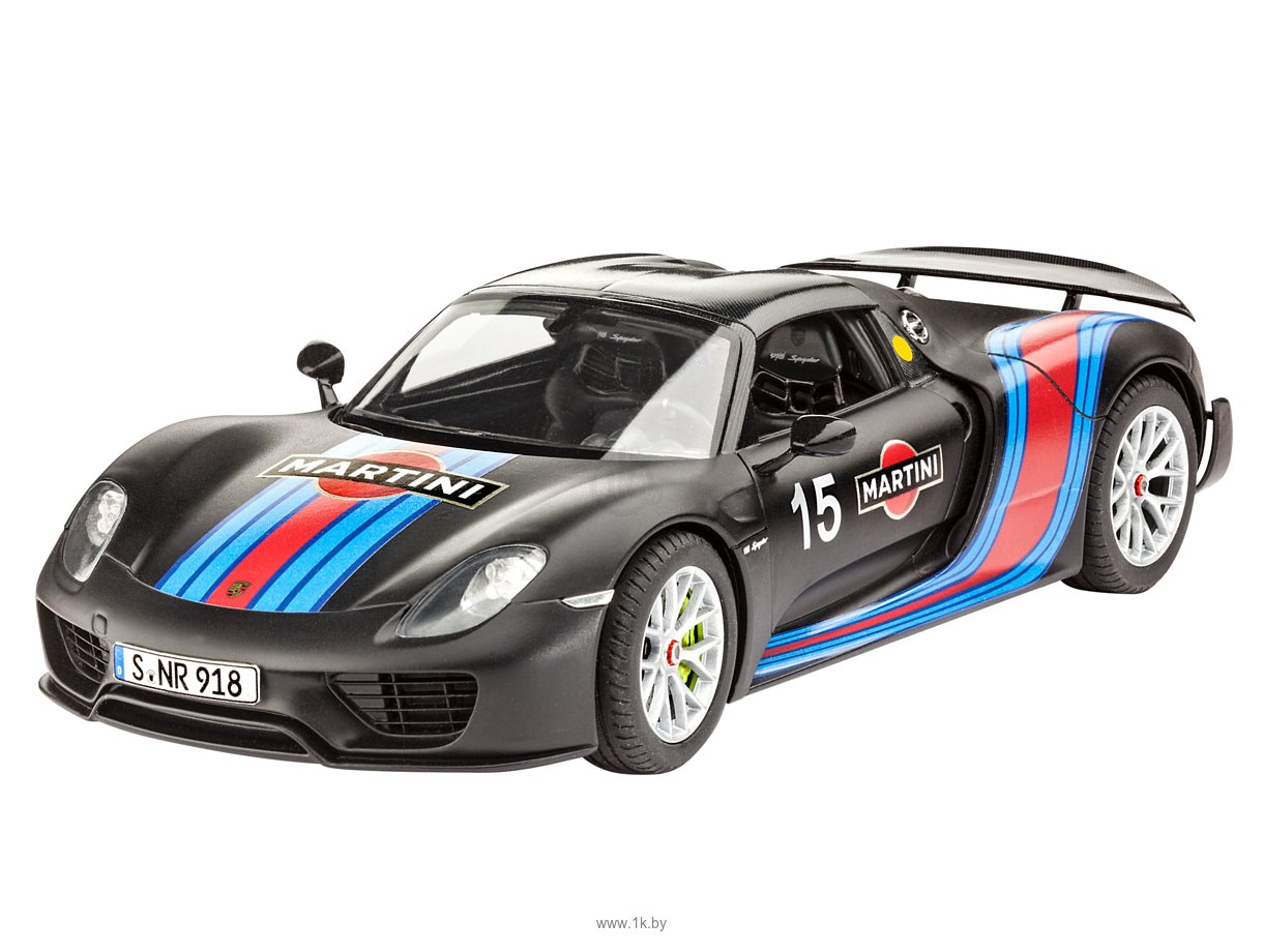 Фотографии Revell 07027 Автомобиль Porsche 918 Weissach Sport