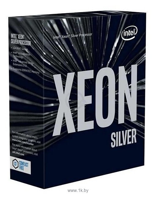 Фотографии Intel Xeon Silver 4210 Cascade Lake (2200MHz, LGA3647, L3 14080Kb)