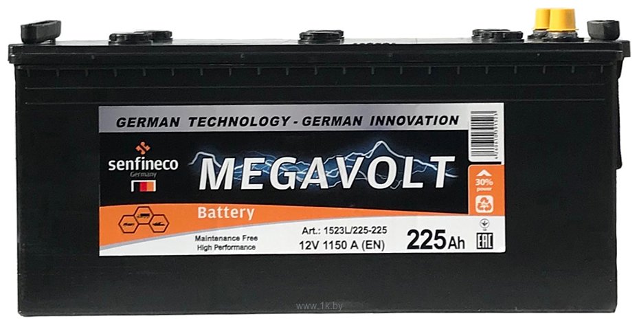 Фотографии Megavolt 12V +L (225Ah)