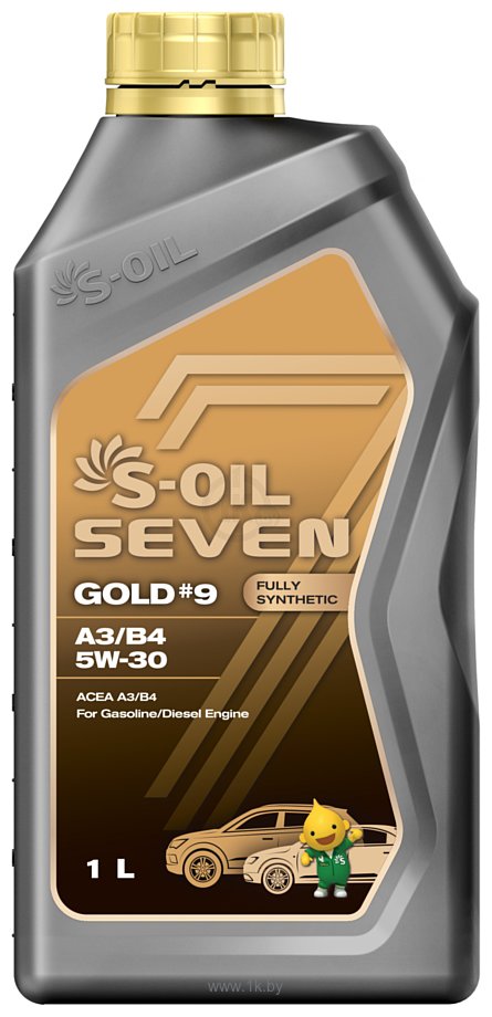 Фотографии S-OIL SEVEN GOLD #9 A3/B4 5W-30 1л