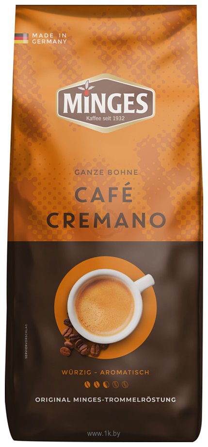 Фотографии Minges Cafe Cremano зерновой 1 кг