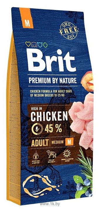 Фотографии Brit (18 кг) Premium by Nature Adult M