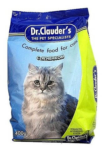 Фотографии Dr. Clauder's Premium Cat Food с ягненком (0.4 кг)