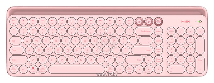 Фотографии MiiiW Dual Mode Keyboard Pink Bluetooth