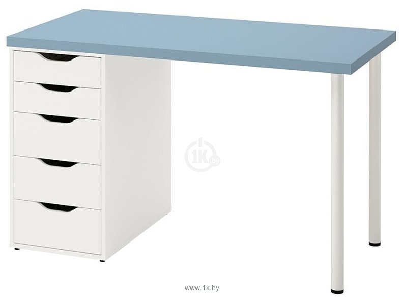 Фотографии Ikea Лагкаптен/Алекс 794.170.05 (голубой/белый)