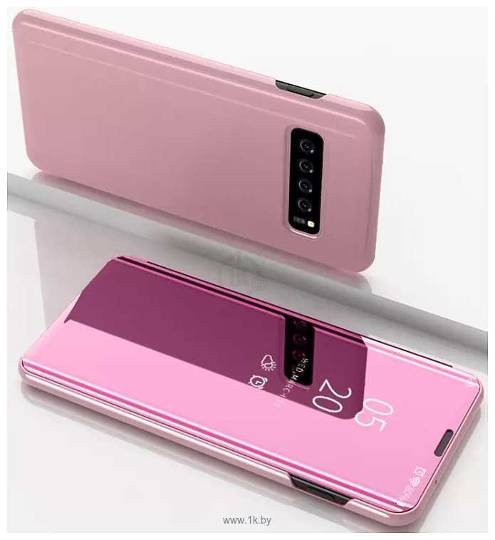 Фотографии Case Smart view для Samsung Galaxy S10 plus (розовое золото)