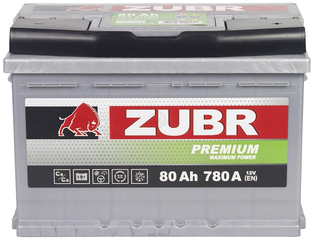 Фотографии Zubr Premium R+ (80Ah)