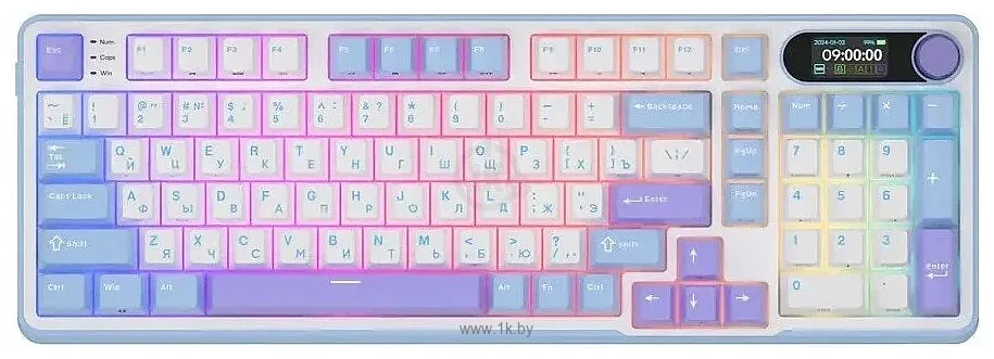 Фотографии Royal Kludge RK-S98 RGB Taro Milk RK Cream Фотографии Royal Kludge RK-S98 RGB Taro Milk RK Cream