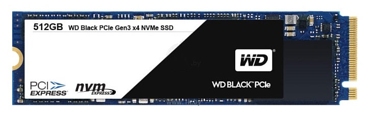 Фотографии Western Digital Black PCIe SSD 512 GB (WDS512G1X0C)