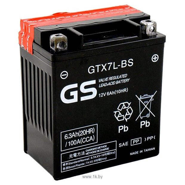 Фотографии GS GTX7L-BS (6 А·ч)