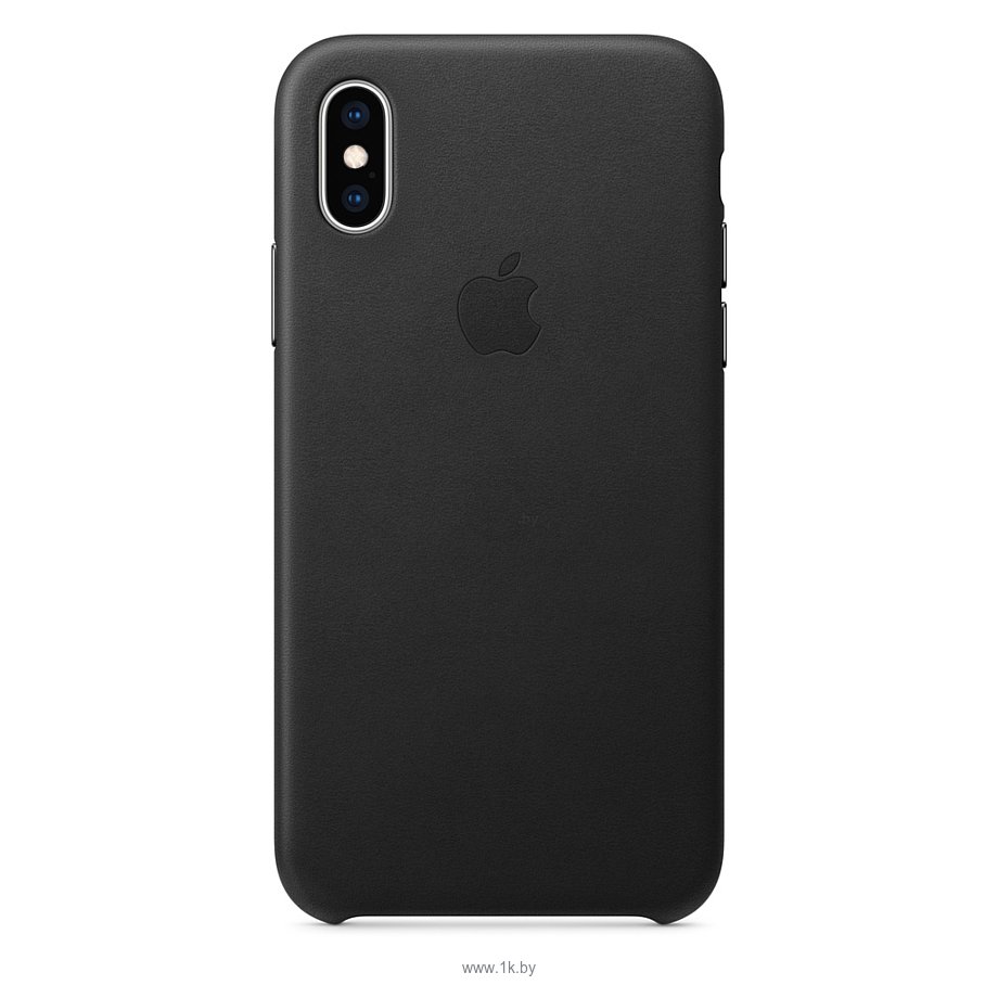 Фотографии Apple Leather Case для iPhone XS Black