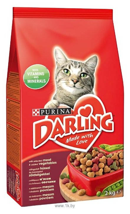 Фотографии Darling Для кошек с мясом и овощами (2 кг)