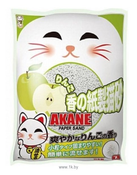 Фотографии Akane Paper Cat Litter Яблоко 7л