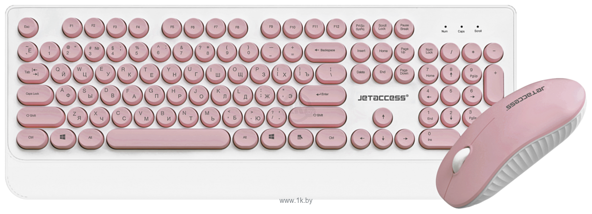 Фотографии Jet.A SlimLine KM39 W бело-розовая