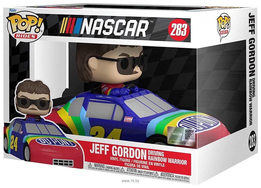 Фотографии Funko POP! Rides. Super Deluxe NASCAR: Jeff Gordon (Rainbow Warriors) 59238