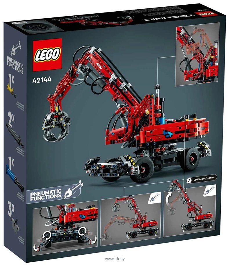 Фотографии Конструктор LEGO Technic 42144 Грейферный погрузчик