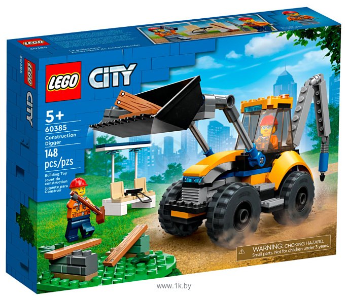 Фотографии LEGO City 60385 Строительный экскаватор