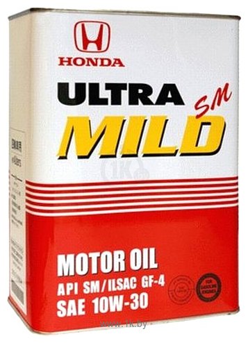 Фотографии Honda Ultra MILD 10W-30 SM (08212-99904) 4л