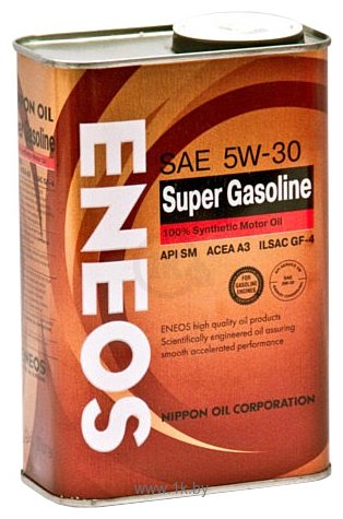 Фотографии Eneos SUPER GASOLINE 100% SYNTHETIC 5W-30 0.94л