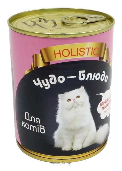 Фотографии Чудо-Блюдо Holistic консервы для кошек с уткой, рисом, и морковью (0.36 кг) 1 шт.