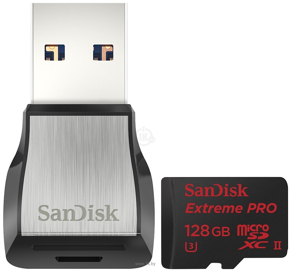 Фотографии Sandisk Extreme Pro microSDXC 128GB (SDSQXPJ-128G-GN6M3)
