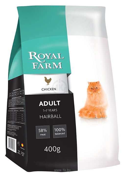 Фотографии Royal Farm (2 кг) Сухой корм для кошек Adult Hairball Chicken