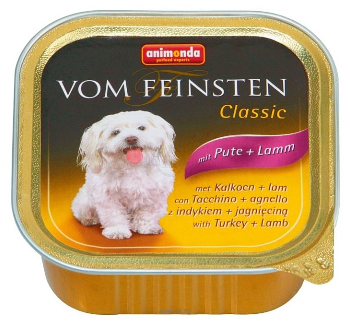 Фотографии Animonda Vom Feinsten Classic для собак с индейкой и ягненком (0.15 кг) 1 шт.