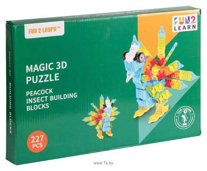Фотографии Fun 2 Learn Magic 3D Puzzle Павлин
