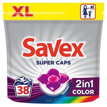 Фотографии Savex Super Caps 2 in 1 Color (38 шт)