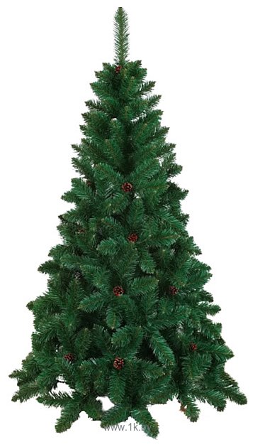 Фотографии Christmas Tree Ель искусственная Классик Люкс New с шишкой 2.5 м