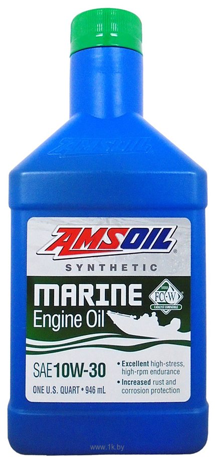 Фотографии Amsoil Synthetic Marine Engine 10W-30 0.946л