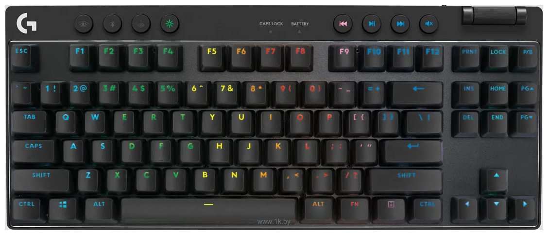 Фотографии Logitech Pro X TKL Logitech GX Brown Tactile black (без кириллицы)