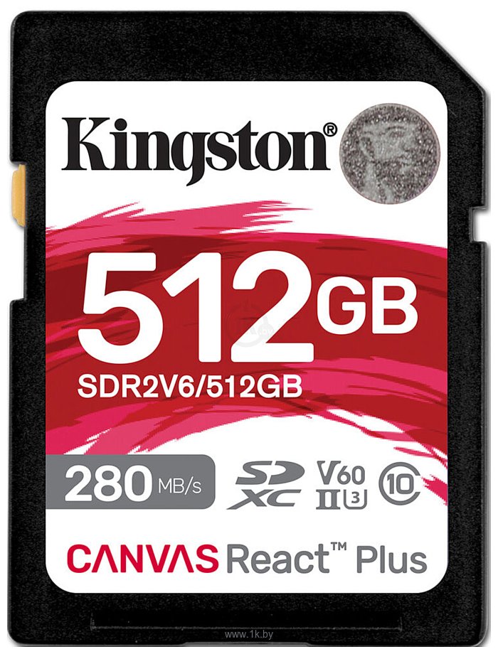 Фотографии Kingston Canvas React Plus V60 SDXC 512GB