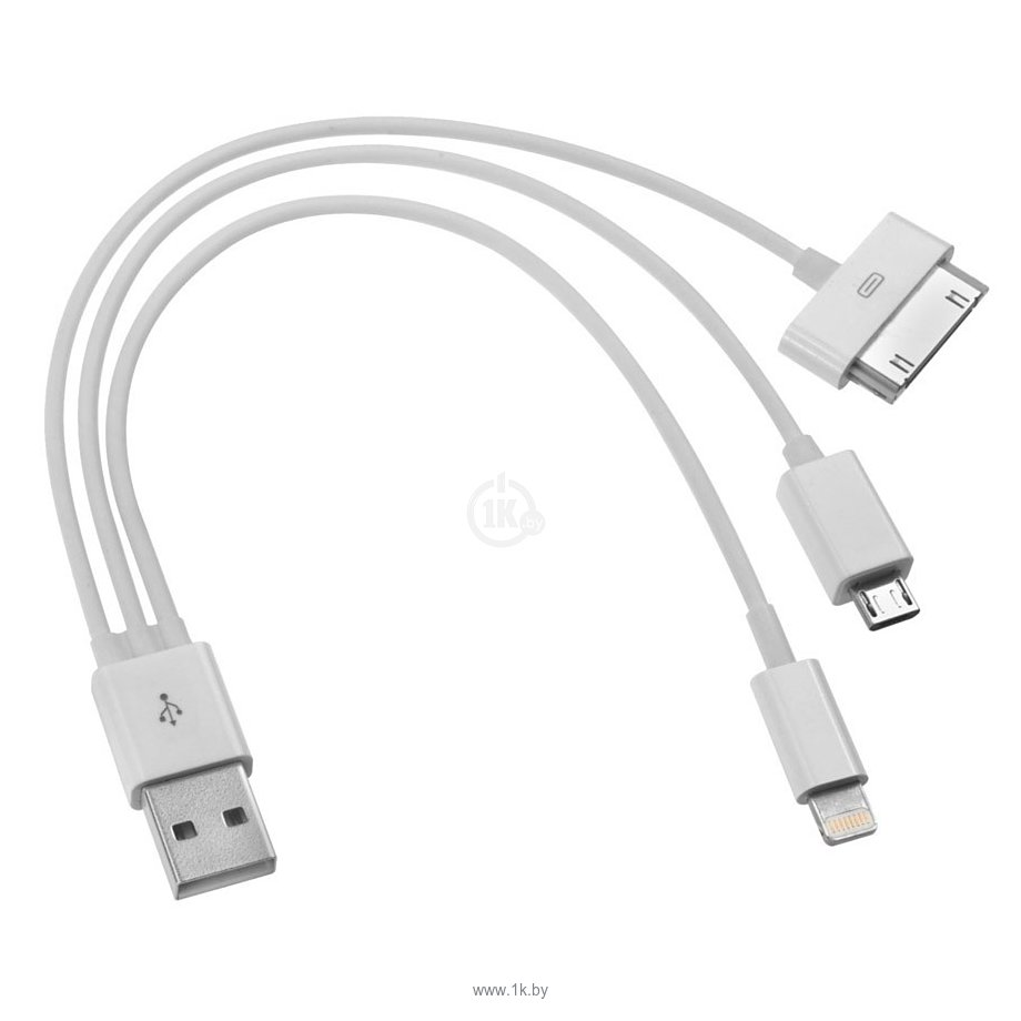 Фотографии USB 2.0 - 30 pin/Lightning/micro-USB 2.0