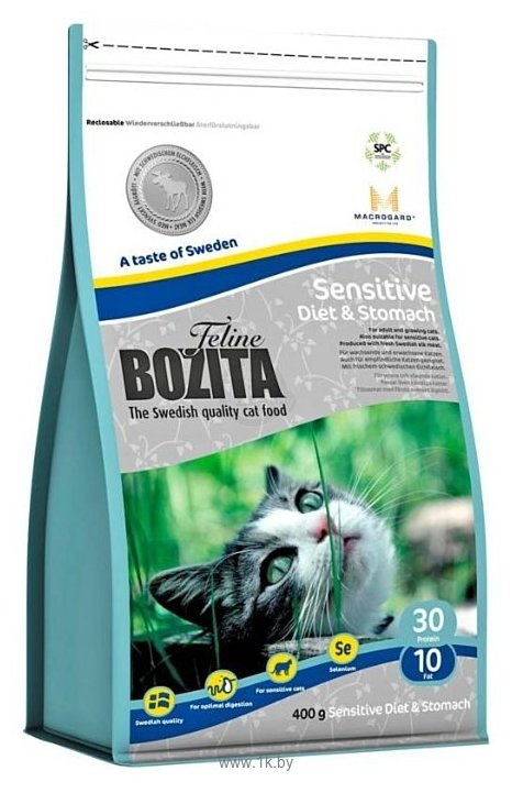 Фотографии Bozita Feline Funktion Sensitive Diet & Stomach dry food (0.4 кг) 1 шт.