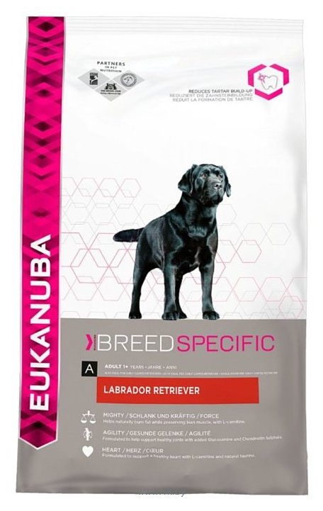 Фотографии Eukanuba Breed Specific Dry Dog Food For Labrador Retriever Chicken (2.5 кг)