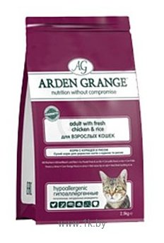 Фотографии Arden Grange Adult Cat курица и рис сухой корм для взрослых кошек (2.5 кг)